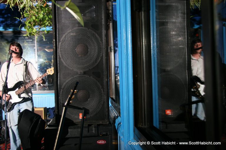 My, that's a big bass amp you have, John.