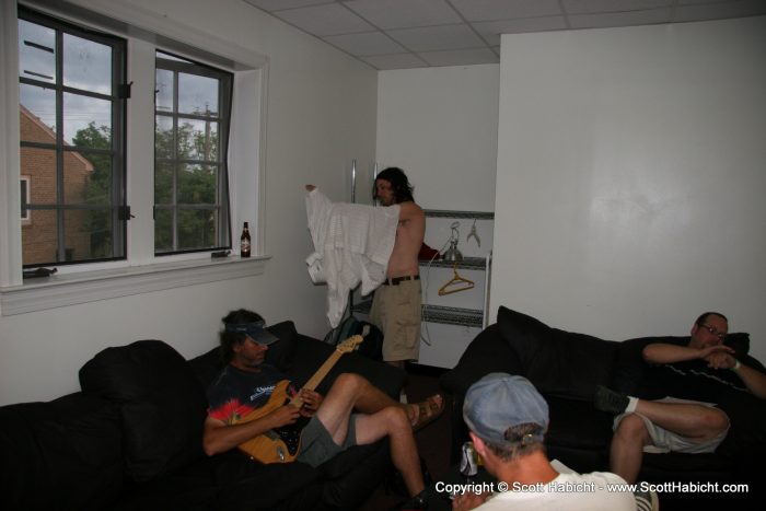 John thought that would be a good time to give us all a show.