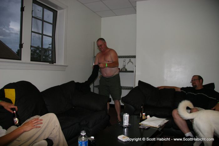 T not wanting to be out done by John shows us all the goods.