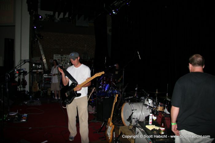 OK, time for me to run to the front of the stage.