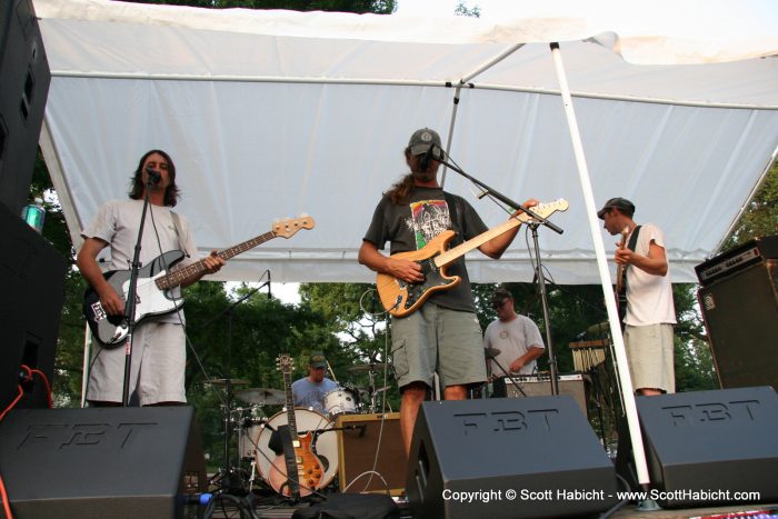 And then the guys get the groove going.