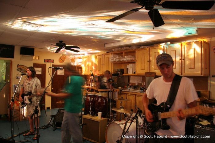 And back inside, G-13 continued to provide the great music.