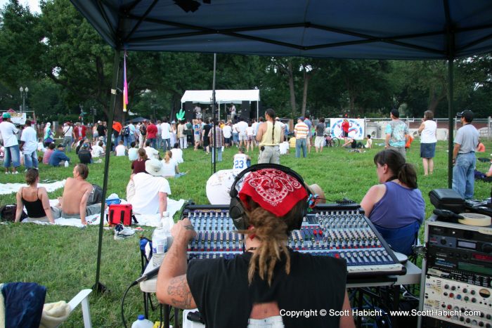 Scarecrow, the ever faithful sound guy.