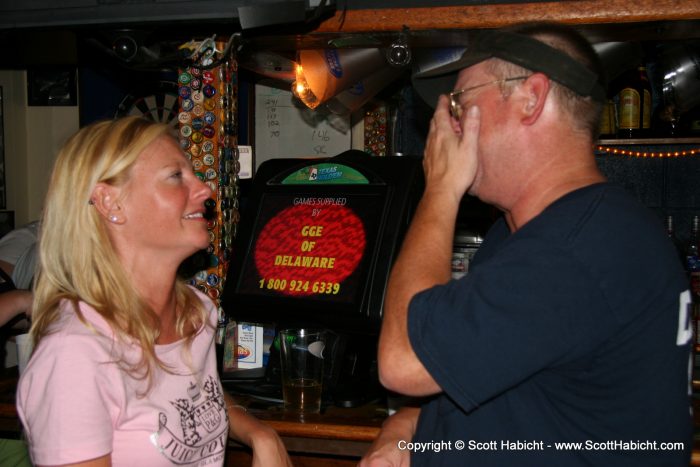 T, stop hitting on Kelli and get up on stage.