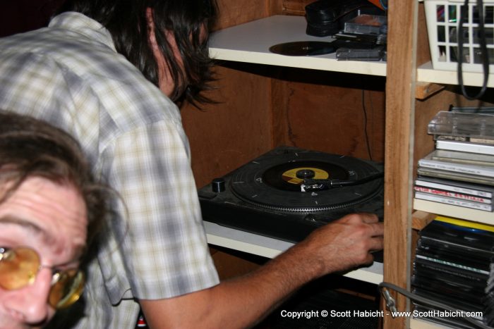 And John put on some mood music.