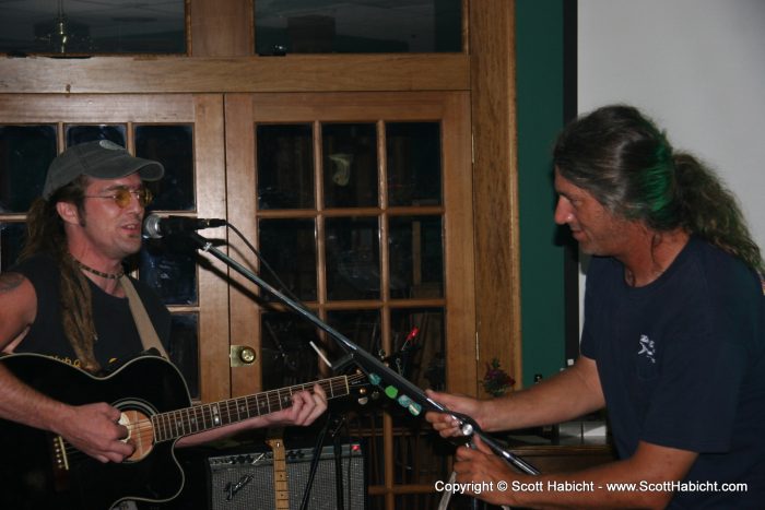 We got there late, so we only caught a few songs before Scrow went up for the set break.
