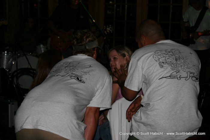 The G-13 merchandisers worked the crowd....