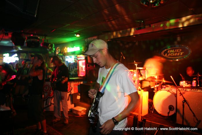 At five minutes to midnight, the guys kicked off the show.