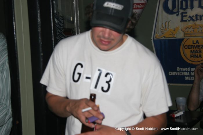 Impromptu G-13 clothing.