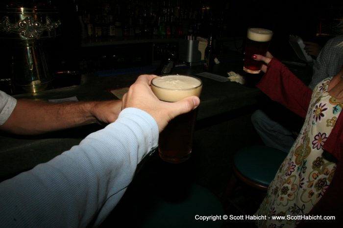 Meanwhile, Kelli, John, and I just drank some beer.