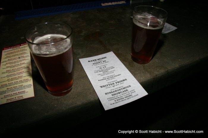 Another event list showing G-13 playing that night.