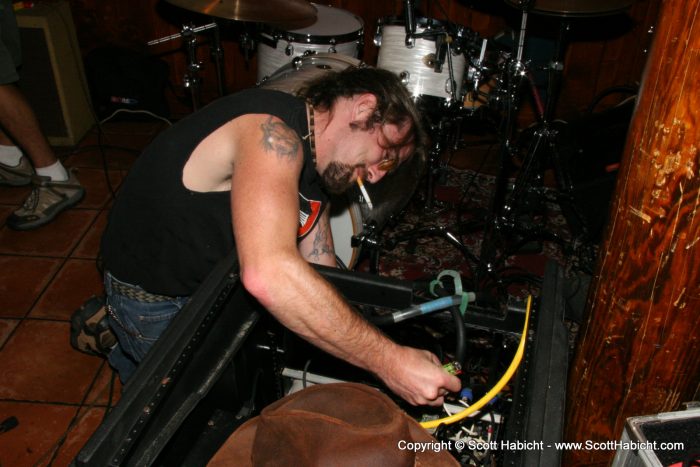 As always, Scarecrow was there to run the sound.