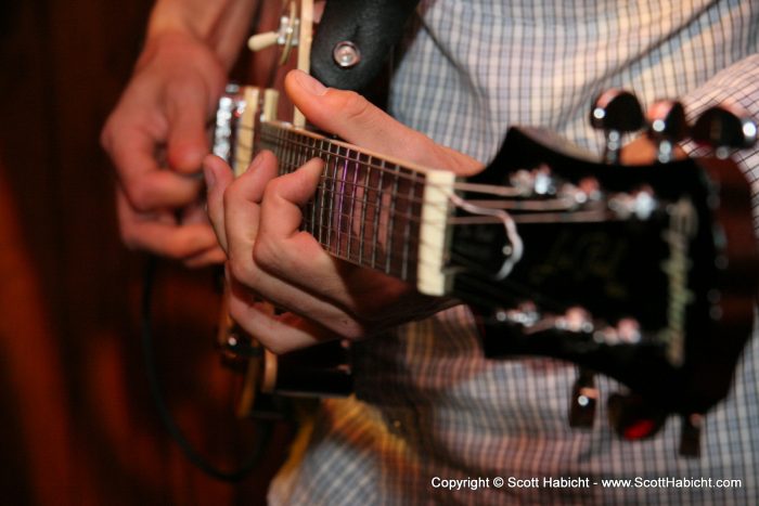 Jason's fast fingers are hard to catch, but I managed this one.