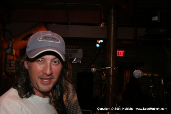 In between songs, John gave me his intelligent look.