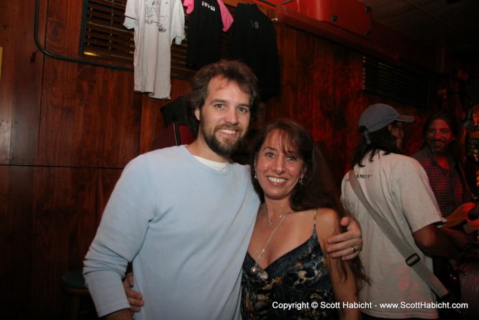 This is Marina, she knew me from the pictures, and said thanks for the vicarious living (and the pictures of John).