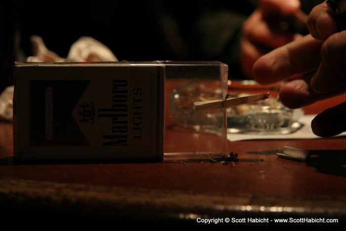 They were having a little fun with this pack of smokes.