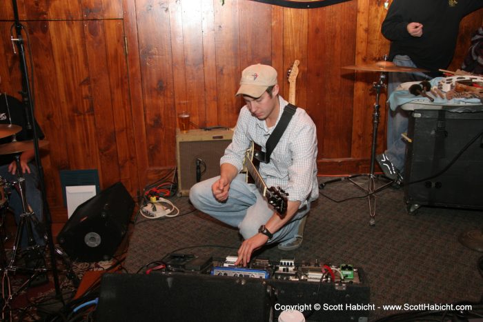 Jason makes some final adjustments....