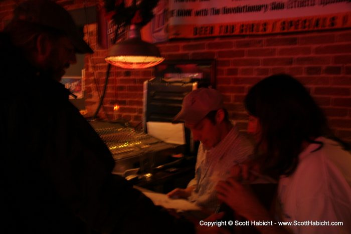 There was some discussion over the set list....