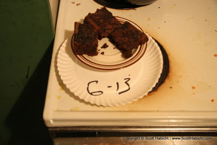 Someone had made the band a little treat for the set break.