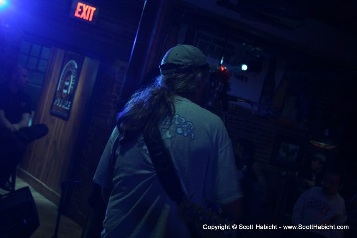 So Skip kept them happy with some singing.