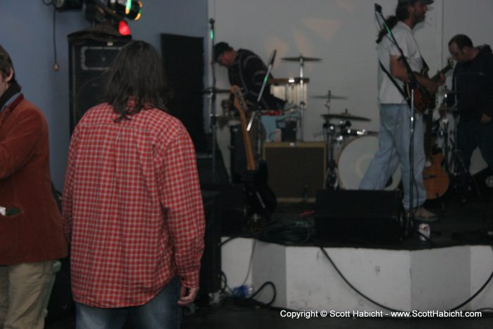 The set break was over and it was time for them to get back on stage.