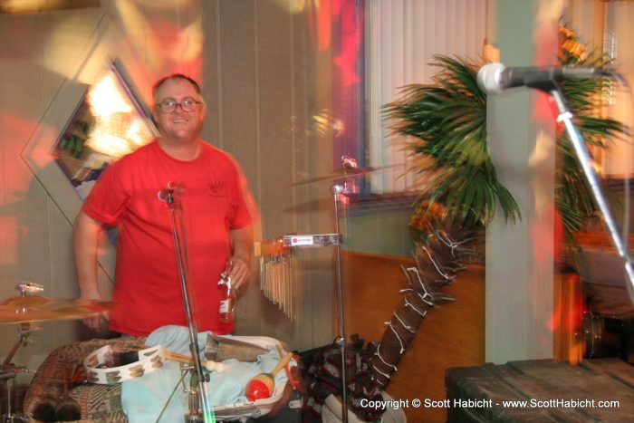 T knocked over the palm tree....