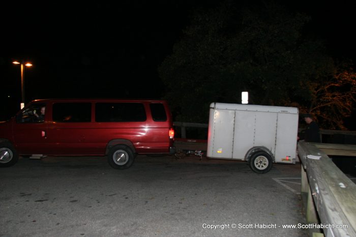 Outside, Sonny backed the van in place....