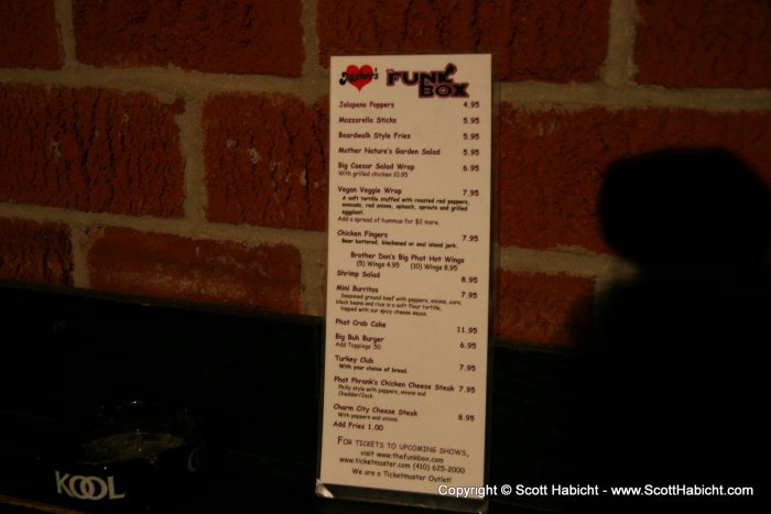 Bar food anyone?