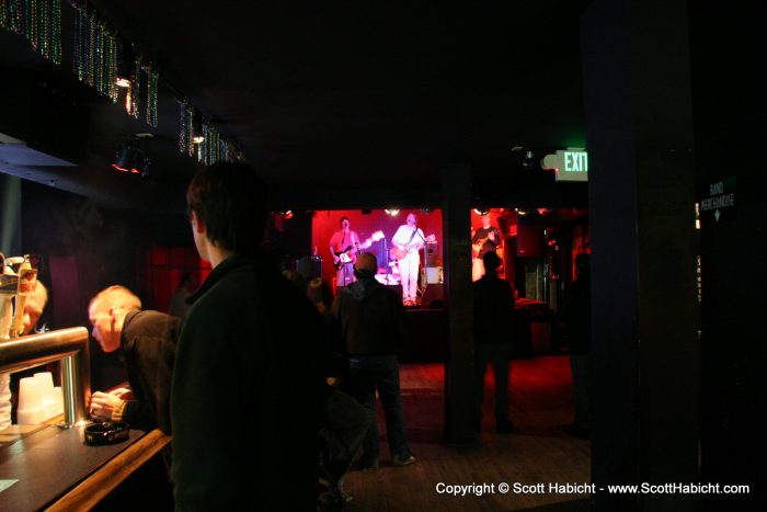 The crowd was getting thicker as the night went on....