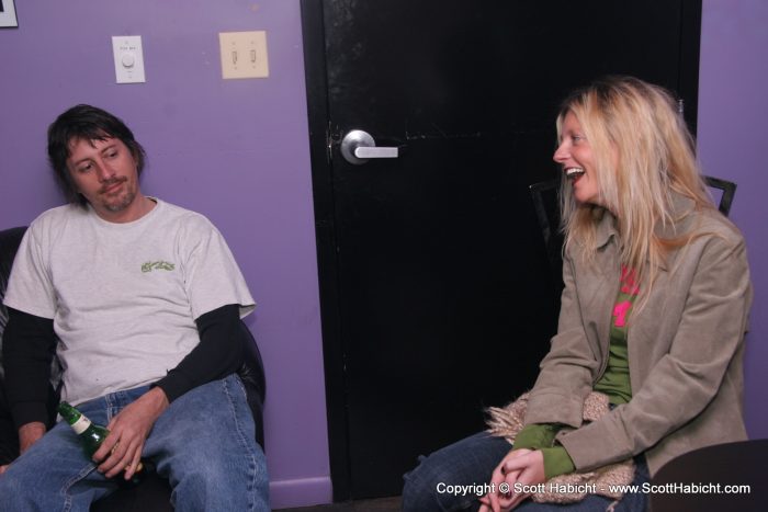 John seems to be eyeing up Kelli....again.