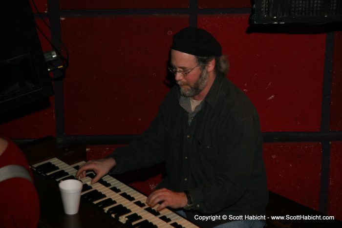 Mookie enjoyed some coffee while playing....