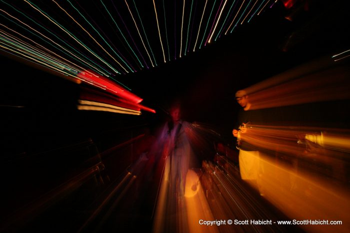 Cool effect by using the zoom while the shutter is open.