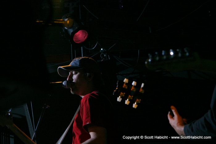 John sang to the crowd....