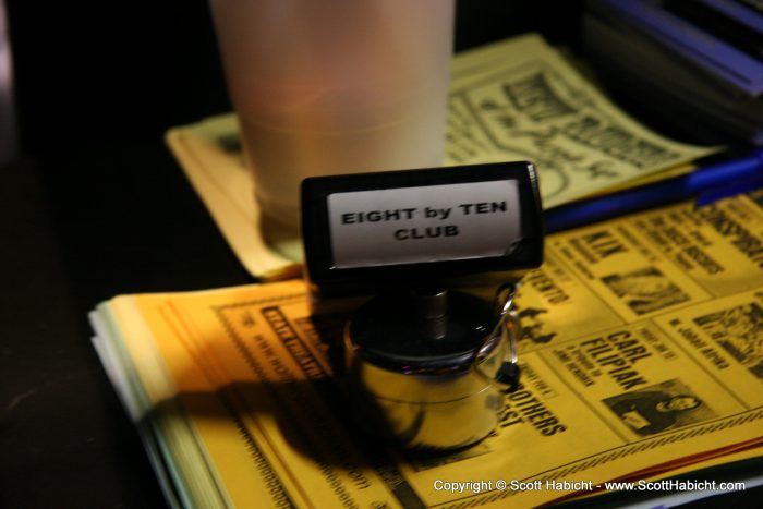 If you were there that night, this is what would have been stamped on your hand.