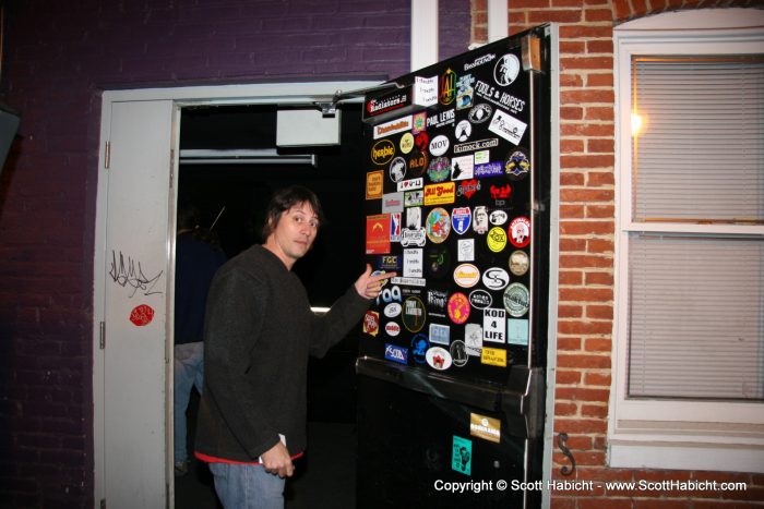 One last shot of John making an addition to the door.
