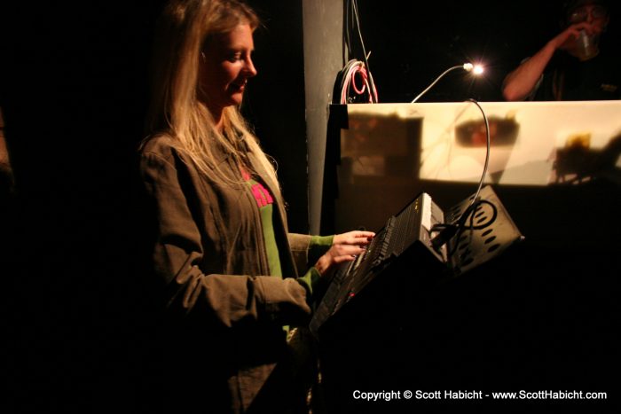 And when I came back, Kelli was running the lights.