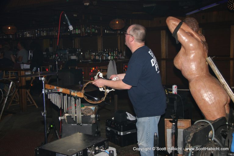 And T with a naked lady on his back.