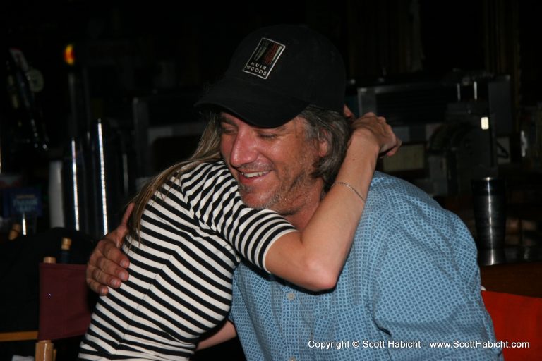 Kelli gives another hug....