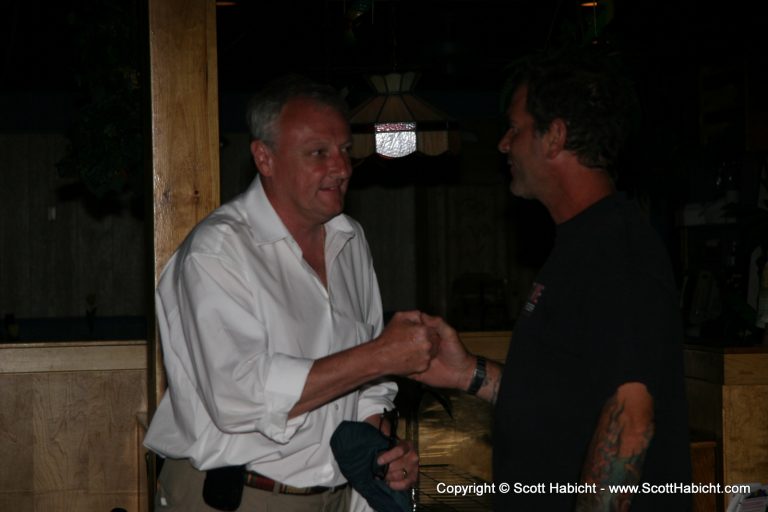 Ocean City Mayor Jim Mathias stopped by....