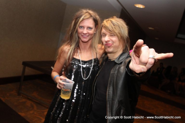 On our way back to the main room we ran into John Allen from Charm City Devils.