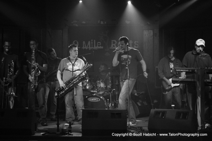 I still carry the big camera around when I do professional photography. This is a great local band, 9 Mile Roots.